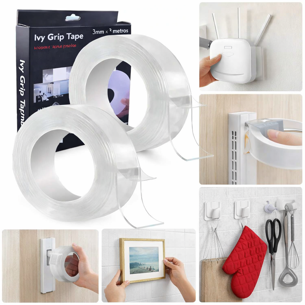 Pack de 3 cintas NANO contacto 3M transparentes