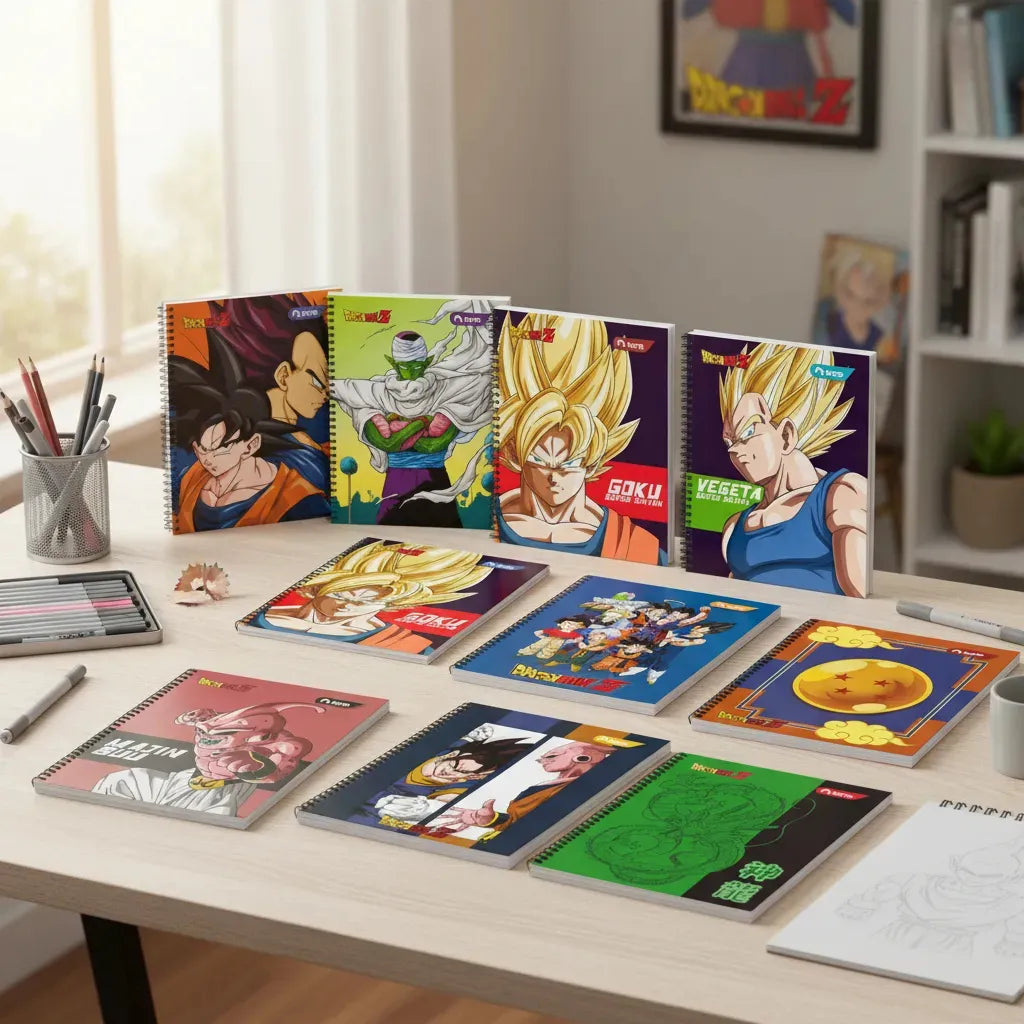 Pack 10 cuadernos Dragon Ball Z! diseños TORRE