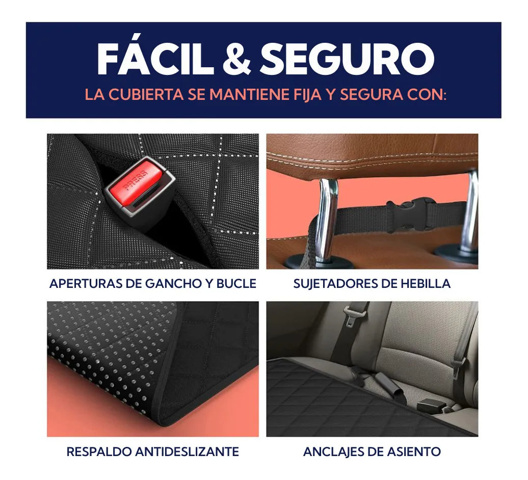 Cubre Asiento Para Automovil Pro Outdoor Negro