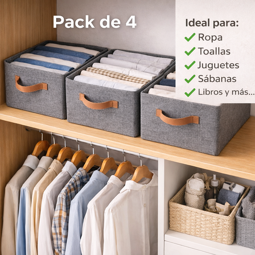4X1 FreshBox™ | Guarda sin Olor, Ahorra Espacio y Ordena tu Clóset