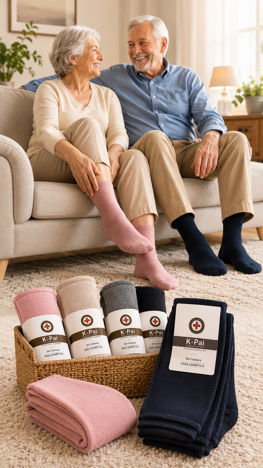 12 Pares(24 unidades) Calcetines sin costura, sin compresión