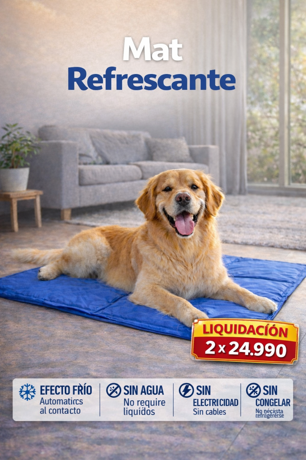 Refrescante Mat para mascota!