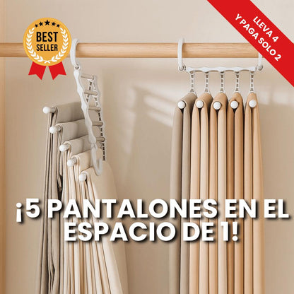 Pack 2 colgadores  5 en 1 pantalon y mas!