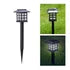 PACK 2 Faroles Led Solar Estaca Jardin Luz Calida