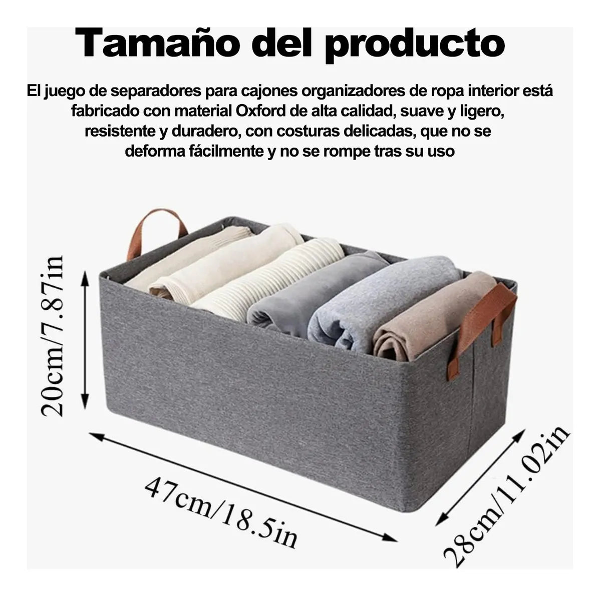 3 cajas organizadoras plegables!